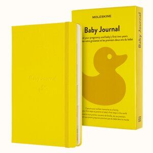 NWT Moleskine Baby Journal – Pregnancy & Baby's First 2 Years (English/French)